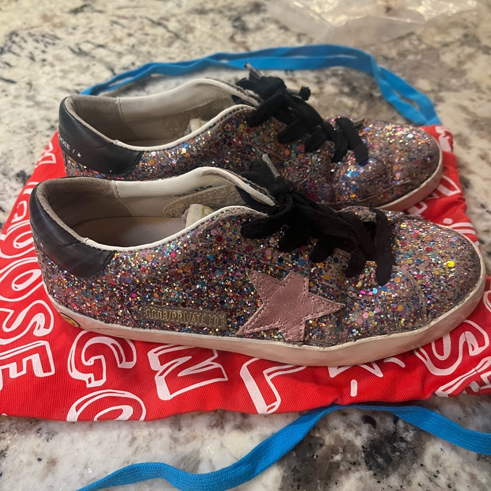 Pre-loved Golden Goose Glitter Sneakers Girls